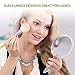 Lavany Compact Mirror Handheld Makeup Mirror for Vanity 1x & 10x Magnification, Perfect Travel(4.2INCH)