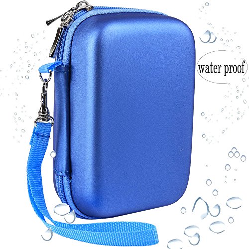 SAIKA Shockproof Travel Carrying Hard Case Storage for HP Sprocket Portable Photo Printer (2nd Edition)/Polaroid Zip Mobile Printer/Lifeprint 2x3 Portable Protective Pouch Box - Blue - Thumbnail 6