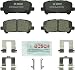 Bosch BC1281 QuietCast Premium Ceramic Disc Brake Pad Set For: Acura MDX, ZDX; Honda Odyssey, Pilot, Rear