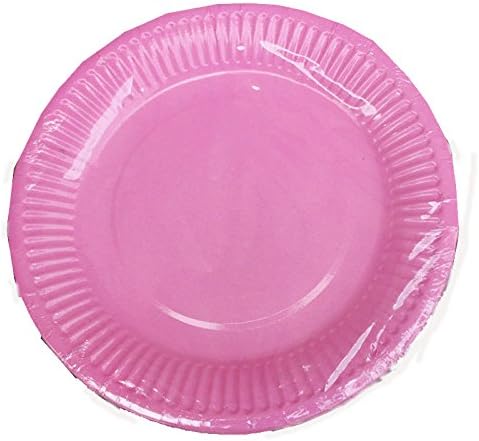 Dette 10PCS Round Paper Plates 7"(18cm) Events Birthday Wedding Home Party Tableware