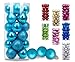 AMS Christmas Ball Ornaments (Turquoise, 40mm)