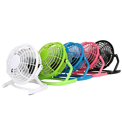 Gillberry Notebook Laptop Computer Portable Super Mute PC USB Cooler Desk Mini Fan NEW (Black) - Thumbnail 2