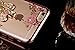 iPhone 6 Plus Case,iPhone 6S Plus Case,ikasus Glitter Crystal Plating Butterfly Floral Luxury Bling Diamond Rhinestone Clear TPU Case for iPhone 6/6S Plus 5.5