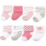 Luvable Friends 8 Pack Newborn Socks