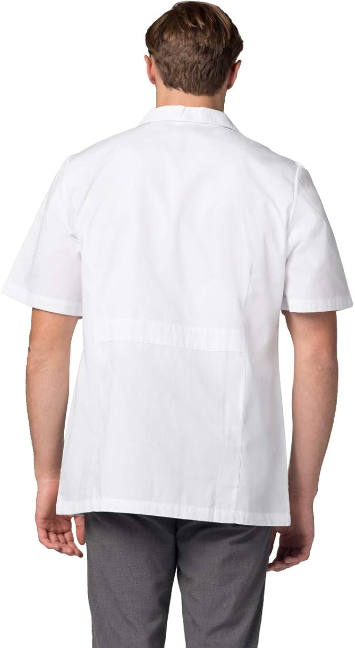 Adar Universal Unisex Lab Coats - Short Sleeve 31" Consultation Lab Coat: Clothing