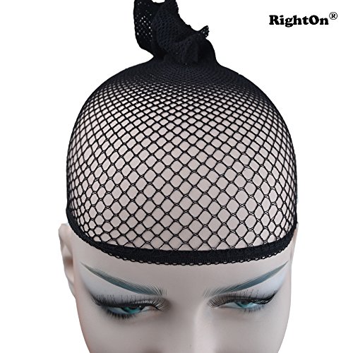 RightOn 20'' Long Straight Hair Cosplay Costume Party Wig with Wig Cap (Dark Orange)