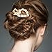 Tatuo 9Pcs Pearl Hair Clips Fashion Geometric Alligator Barrettes for Women Girls Hair Accessories(Style 1)