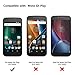 OMOTON Moto G4 Play/Moto G Play 4th Generation Screen Protector [2 Pack] - [9H Hardness] [Crystal Clear] [Bubble Free] Tempered Glass Screen Protector for Motorola Moto G Play (4th Gen.)