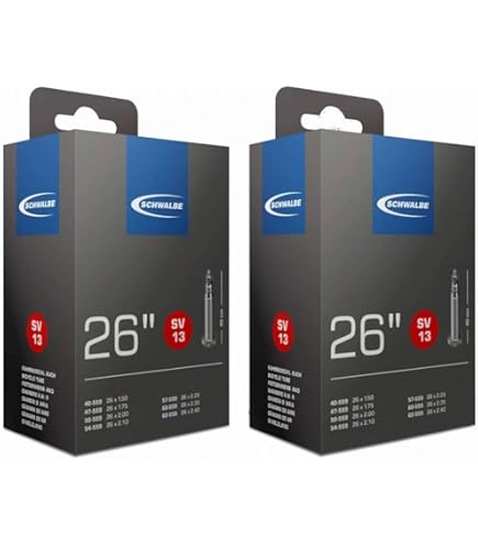 Schwalbe DV7A Chambre à Air Noire 20 X 1 1/8-1 3/8 (500A) Valve Presta - Qualité Premium