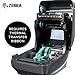 Zebra - GK420t Thermal Transfer Desktop Printer for Labels, Receipts, Barcodes, Tags, and Wrist Bands - Print Width of 4 in - USB, Serial, and Parallel Connectivity (Renewed)