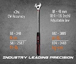 Tapha Tools Adjustable Digital Torque Wrench