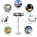 ExquizOn Projector Mount 360° Rotation and Adjustable Length From 11.8 To 17.7 Inches Max Load 4.4 Lbs Overhead Ceiling Wall Projector Mount Hanger For Mini Projector CCTV DVR Camera, Silver