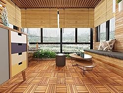 Interbuild Acacia Hardwood Interlocking Patio Deck