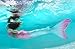 Fin Fun Mermaid Tail Only, Reinforced Tips, NO Monofin, Bahama Blush, Youth 12