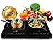 MegaChef MC1800 Portable Dual Burner Powersharing Induction Cooktop