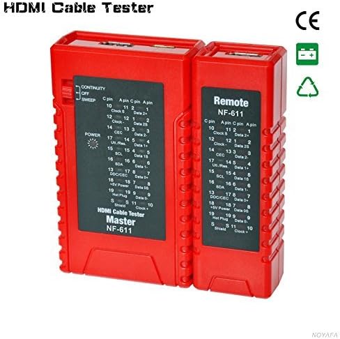 TIWWS 611 HDMI High Definition Cable Tester for Standard HDMI and HDMI Tester LED Indicator Ideal for Troubleshooting Pin Connections