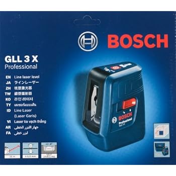 Amazon Com Bosch Gll 3x Professional Cross Line Laser Level With
