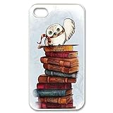 cute harry potter owl hedwig -white Hard Cover Case for iPhone 5 5s case