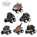 LTCtoy Dinosaur Toys for Boys - Pull Back Dinosaur Cars (6 Pack),Animals Dino Toys,Dinosaur Cars with Big Tire Wheel for 3-15 Year Old Boys Girls Racing Gifts for Kids,Including T-rex, Triceratops