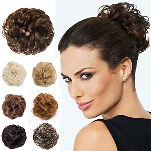 Lady Outlet Store Messy Hair Bun Extension Combs Clip In Ponytail