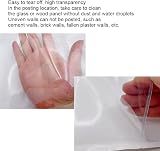 HLIWS A4 Self-Adhesive Vertical Card Sleeves 6 Pack Waterproof PVC Pockets view 6