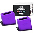 Morlike Living Silicone Belt Buckle Holder Booster (Purple,2 Pack)