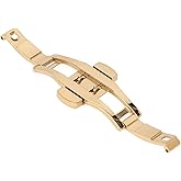 Stainless Steel Deployment Butterfly Watch Clasp Two Pin with 2 Push Buttons for Watch Repair and Maintenance Tools