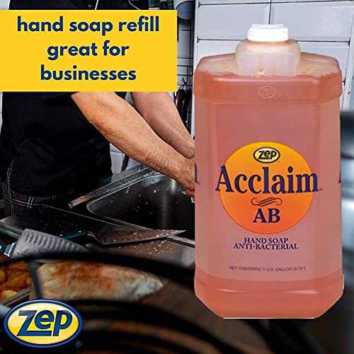 Zep Acclaim Liquid Antibacterial Hand Soap 1 Gallon 314924 (Pack of 4) Pricepulse