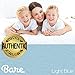 Bare Home Fitted Bottom Sheet Full - Premium 1800 Microfiber - Ultra-Soft Wrinkle Resistant - Deep Pocket - Fitted Sheet (Full, Light Blue)