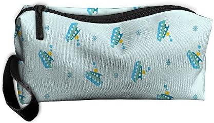 Wheels Pattern 3D Printing Zipper Closure Cosmetic Makeup Bag Pencil Pen Case Travel Bag Tote For Women,Mens