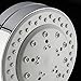 AKDY 122 Nozzles 3-way Overhead / Multi-Function Setting Spray Jet Mist Handheld Ultra-Luxury Chrome Shower Head Combo Set