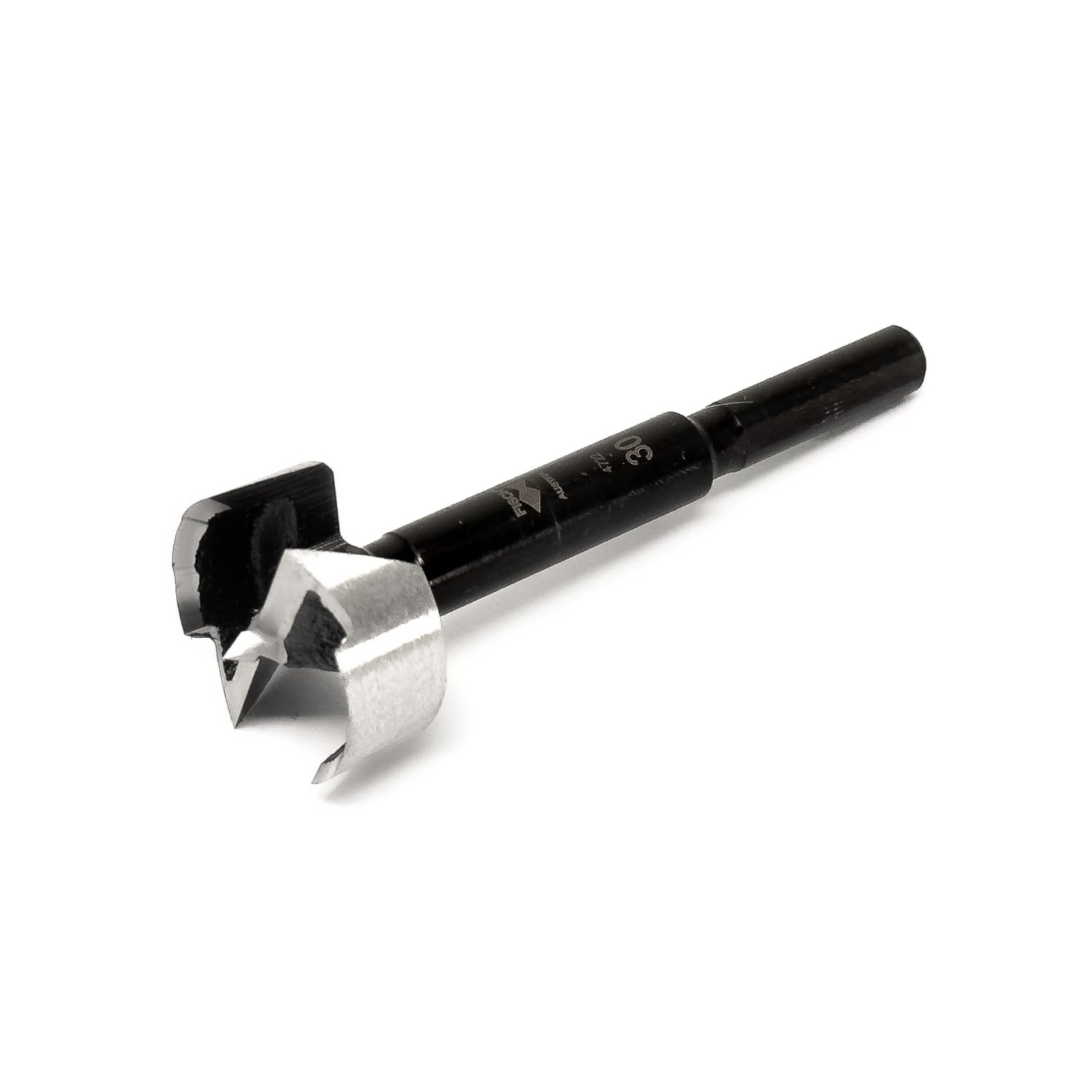 Black Shark Pro Forstner Drill Bit Diameter 30 mm Length 88 mm Shaft 8 mm with 3 Surfaces — image 1