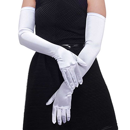 GreatlookzStay Up Performance Opera Gloves, White