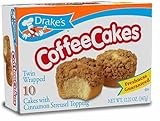 Drake's Cakes Coffee Cake, 10 cakes, 12.22oz (pack of 2)