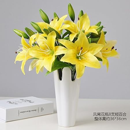 Zhudj Lily Flower Arrangement False The Floral Decorations Of The