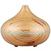 Syntus Essential Oil Diffuser, 300ml Aromatherapy Cool Mist Ultrasonic Aroma Diffusers with Timer Setting, Waterless Auto Shut-Off Function, Wood Grain