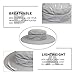 YR.Lover Outdoor UV Sun Protection Wide Brim Fishing Cap with Removable Flap Light Gray