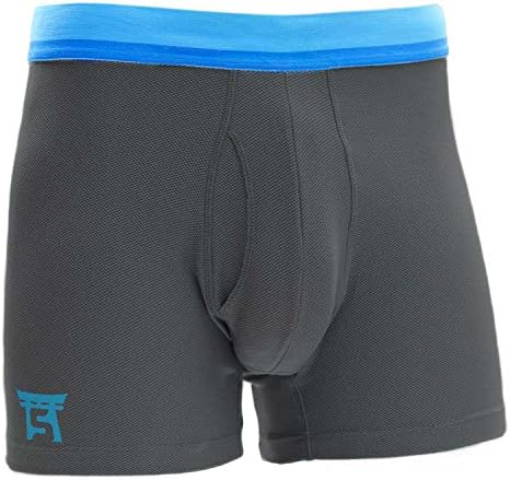 Shrine Boxers Men's Boxer-Briefs Medium Blue/Gray