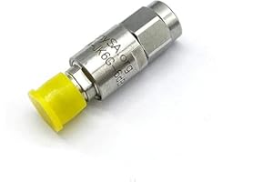 AURSINC SMA Male to SMA Female RF Attenuator, 6db SMA JK-6G 2W 50 Ohm DC-6GHz in-Line Attenuators Provides Highly Linear Attenuation