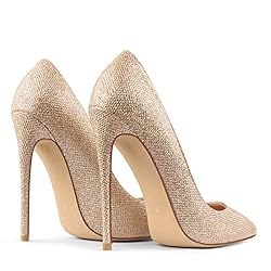 COLETER Women's Sexy Pointed Toe High Heels,4.72