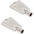 216702900 Freezer Door Keys, Replaces AP4301346 AP4071414 PS2061565 AP2113733 06599905 08037402 12849 PS1991481, Compatible with Frigidaire, Kenmore, GE (Pack of 2)