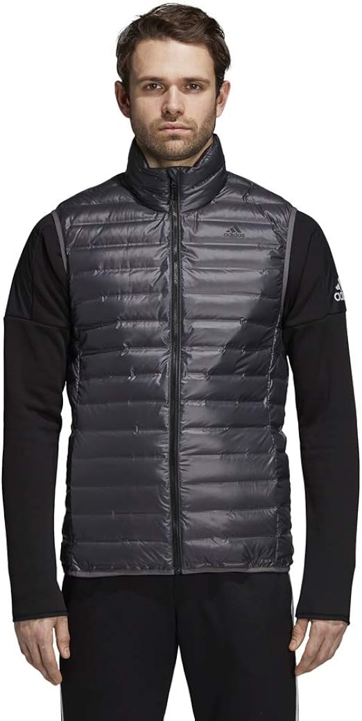 adidas puffer vest mens