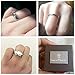 Three Keys Jewelry 2mm White Tungsten Wedding Ring for Women Classic Dome Wedding Band Engagement Ring