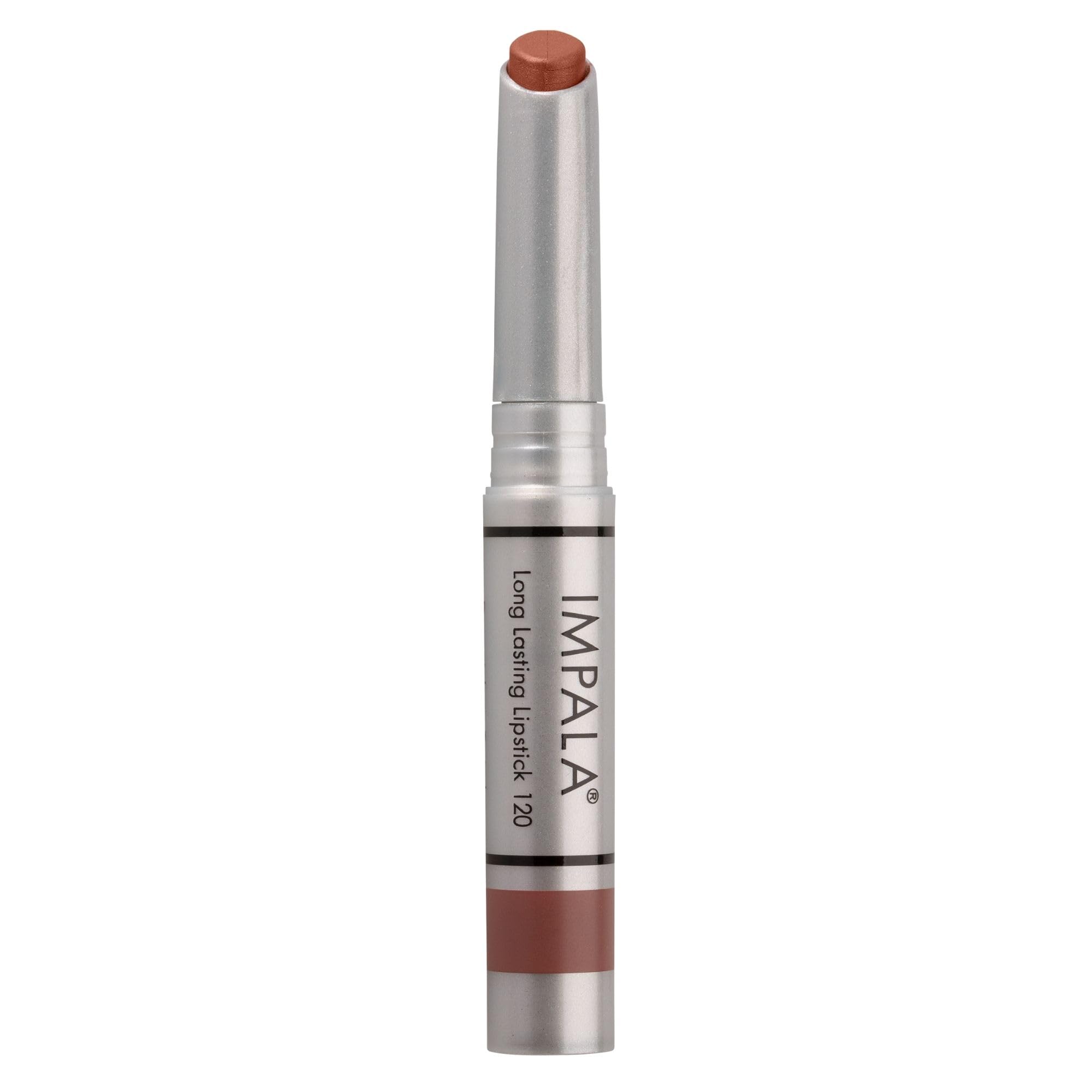 IMPALA | Longlasting Lip Color Coral Red No. 120 | Permanent Lipstick Creamy Texture | Long-Lasting | Hydrating Full-Coverage Lip Color | Moistureizes and Nurtures