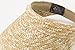 Jacobson Straw Hat - Slip On Braid Visor,Tan,Adult