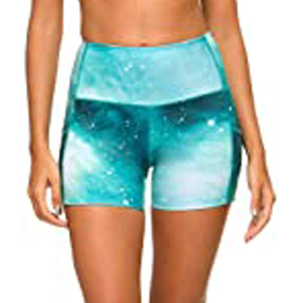 Yoga Pants for Women, Leewos 2020 New! Womens Workout Shorts Scrunch Booty Gym Yoga Pants Tie-dye Pockets Leggings(Green, S) : Beauty