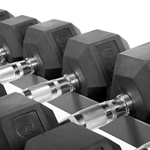 XMark Rubber Hex Dumbbell Weight Sets, 350 lbs to 550 lbs Dumbbell Sets
