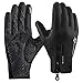 RockBros Cycling Touch Screen Gloves Winter Mountain Road Bicycle Motorcycle Fleece Gloves Black M