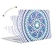 MOSISO Compatible with MacBook Air 13 inch Case (Models: A1369 & A1466, Older Version 2010-2017 Release), Plastic Pattern Hard Shell Case & Keyboard Cover & Screen Protector, Purple Mandala