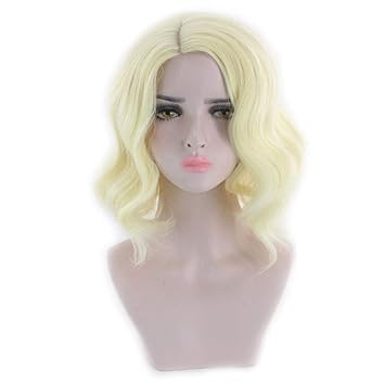 Amazon Com Xyw Young Ladies Wig Big Wave Fluffy Short Curly Hair
